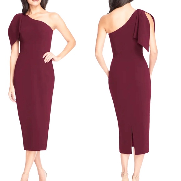 Dress the Population Dresses & Skirts - Dress The Population Tiffany One-Shoulder Dress S NWT